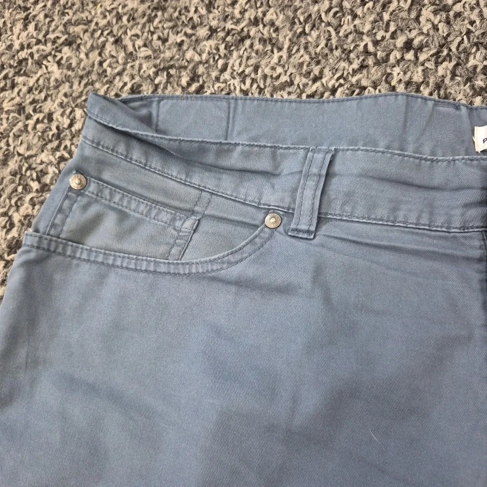 Peter Millar Men's 38x31 Twill 5‎ Pocket Soft Touch Off White Stretch ME0B47